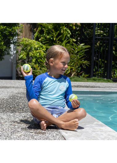 Skim Ball Set Tides Out Citrus - Beach Toy