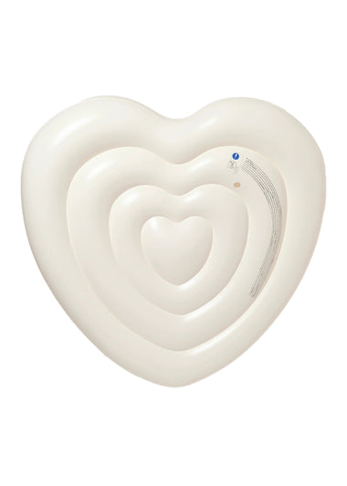 Twin Heart Lie-On Stole My Heart Pink Stripe - Pool Inflatable