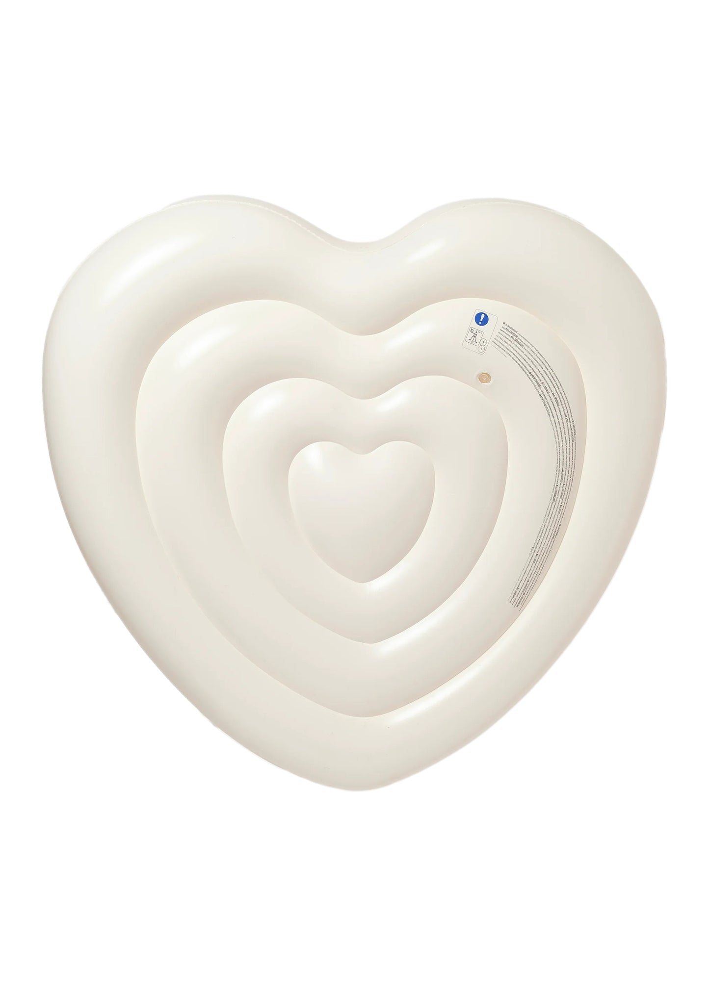 Load image into Gallery viewer, Twin Heart Lie-On Stole My Heart Pink Stripe - Pool Inflatable
