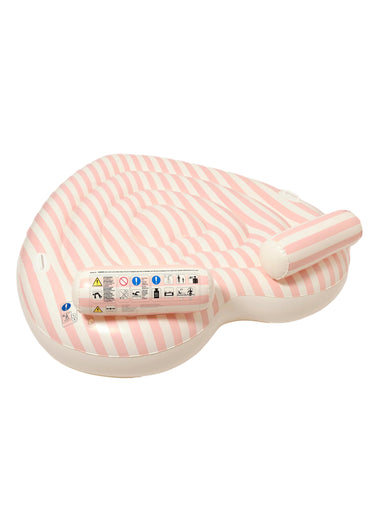 Twin Heart Lie-On Stole My Heart Pink Stripe - Pool Inflatable