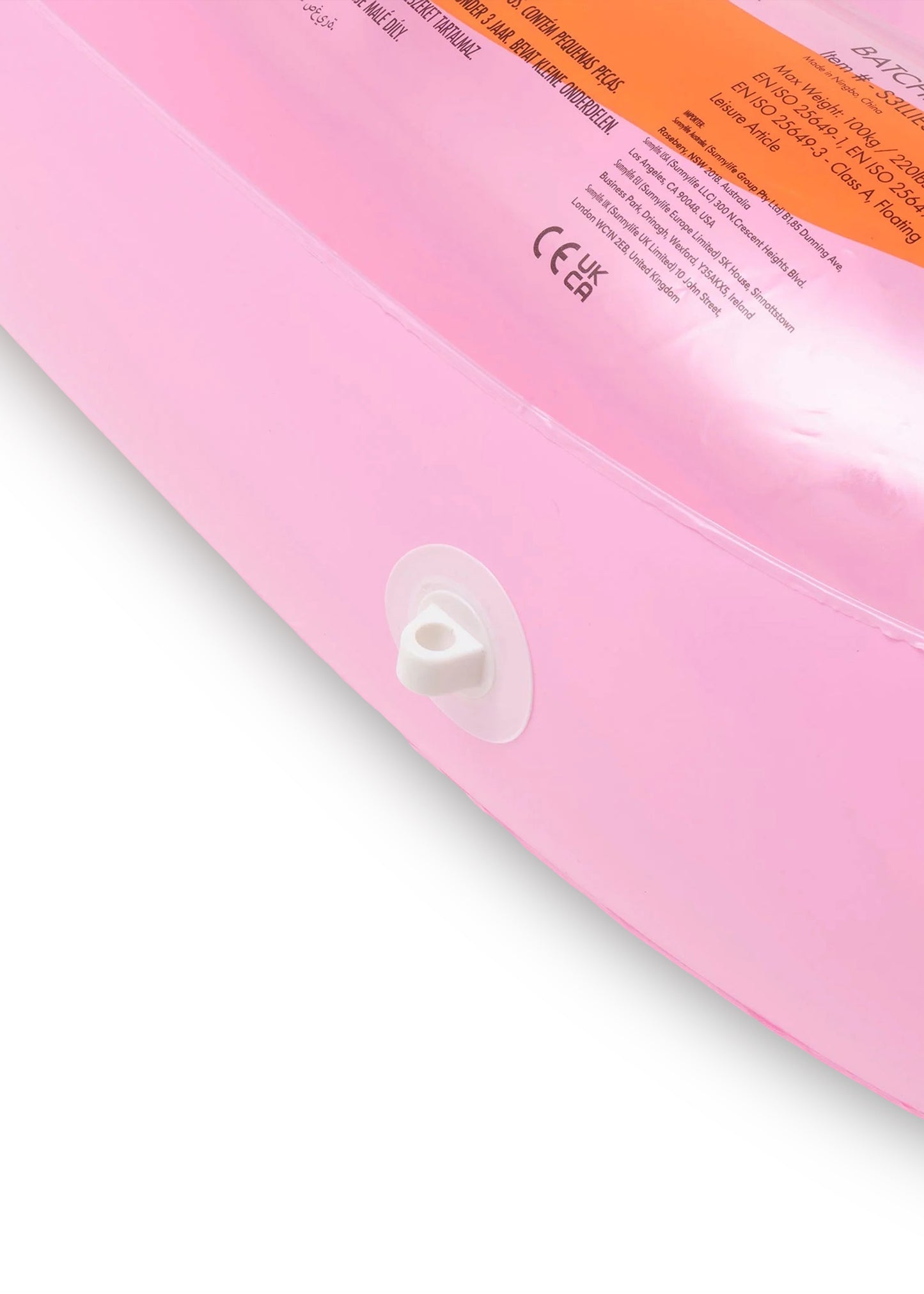 Load image into Gallery viewer, Luxe Lie-On Float Strawberry Pink Berry - ONE SIZE - Pool Inflatable
