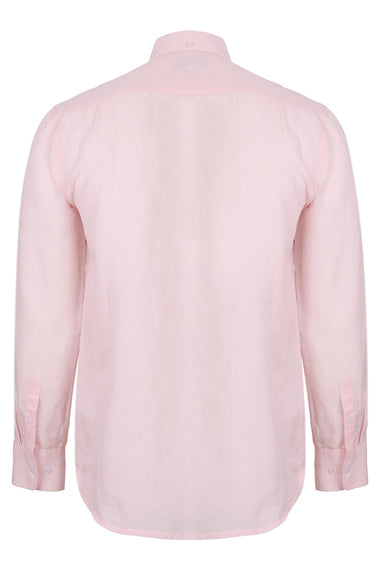 Men's Linen Shirt Pink