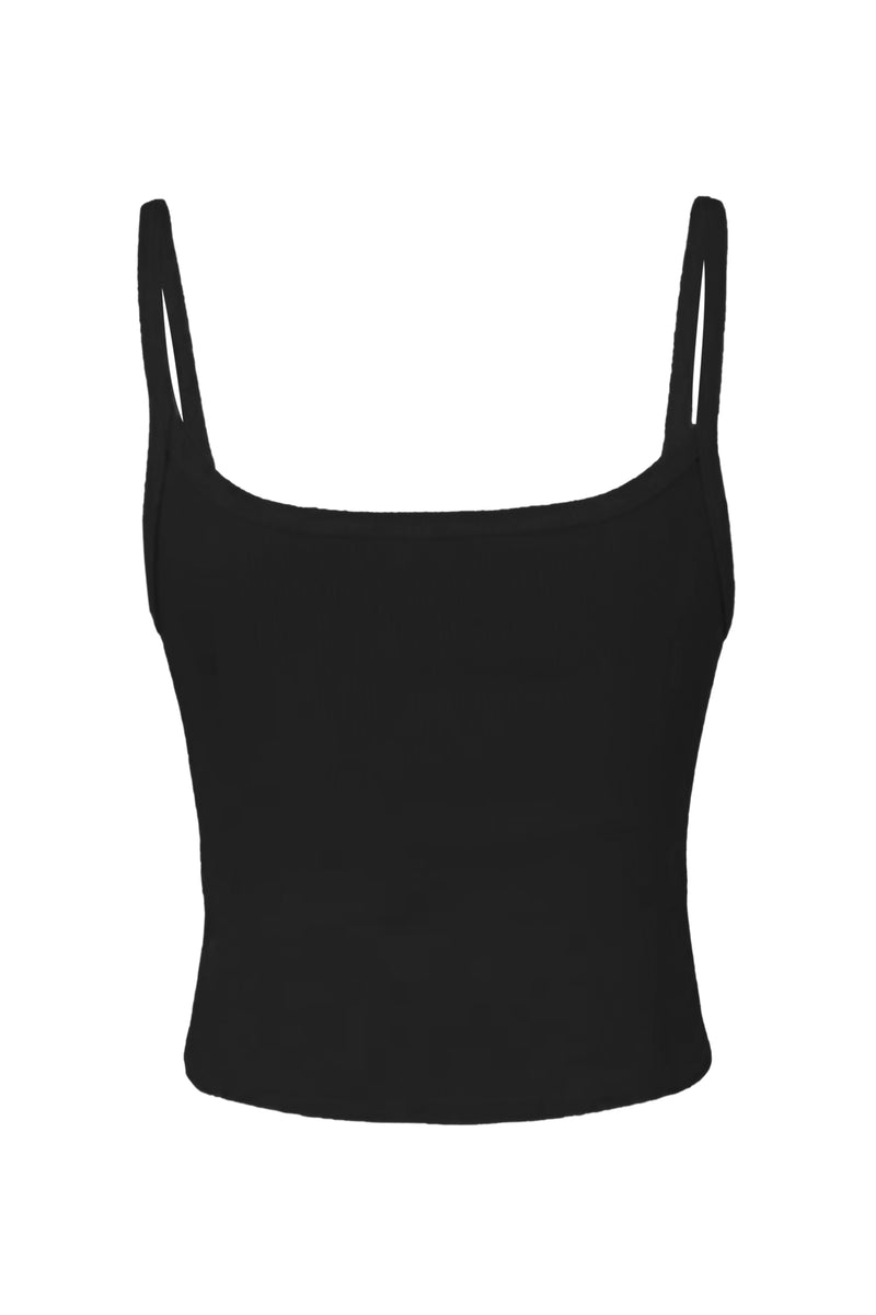 Tank Top Strappy Black