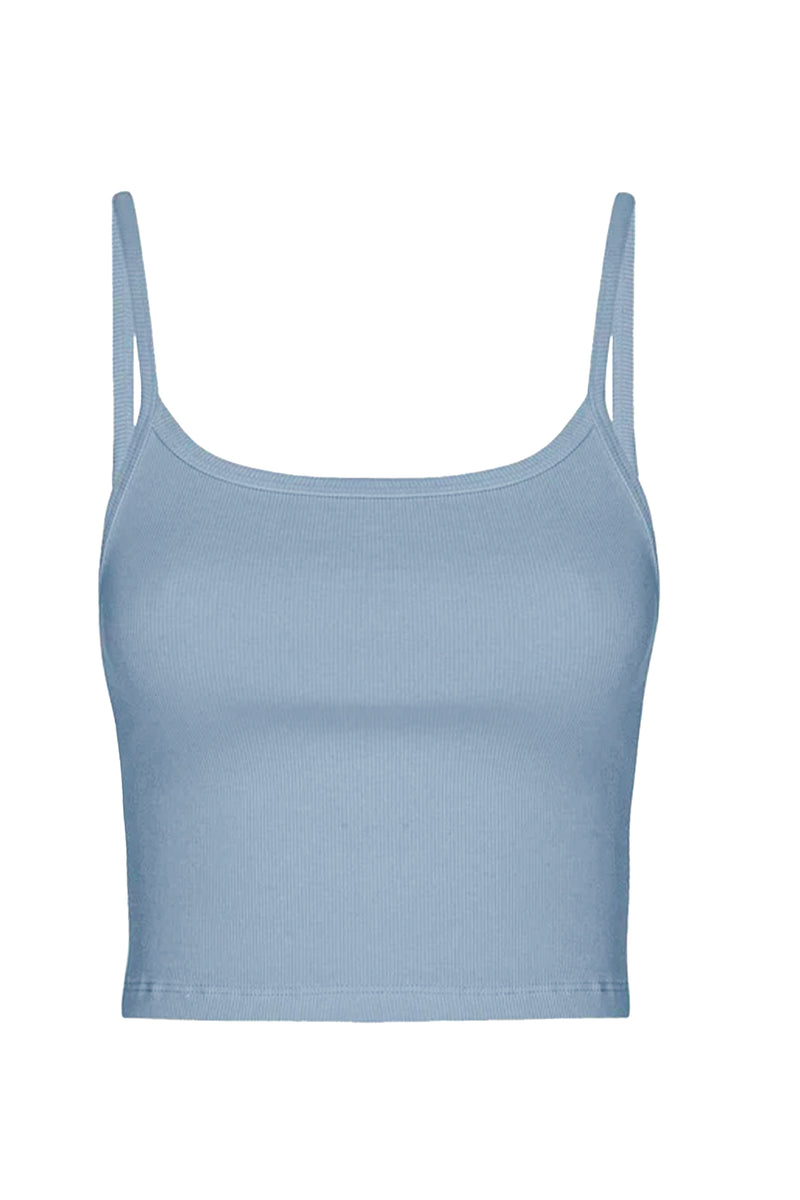 Tank Top Strappy Light Blue