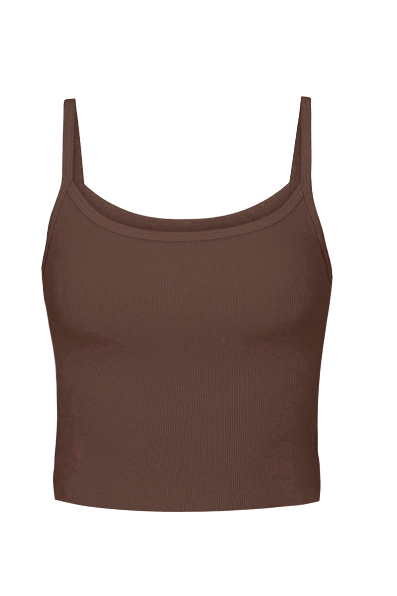 Tank Top Strappy Mocha