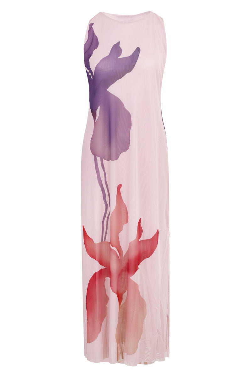 Twist Long Cover Up Floral