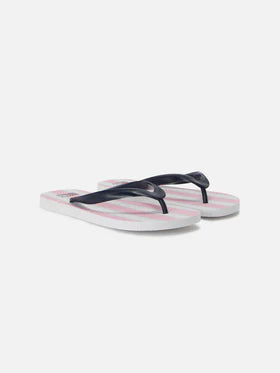 Load image into Gallery viewer, Kids Flip Flop Beach Stripes
