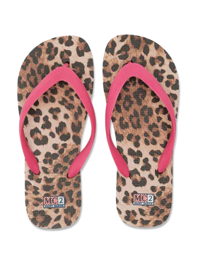 Kids Flip Flop Sand Leopard