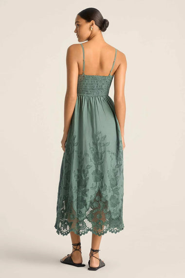 Flora Dress Sea Green