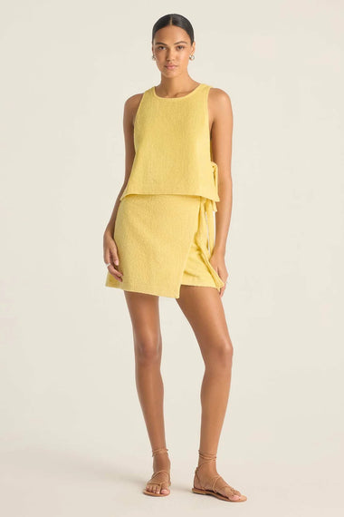 Oasis Wrap Skirt Banana Cream