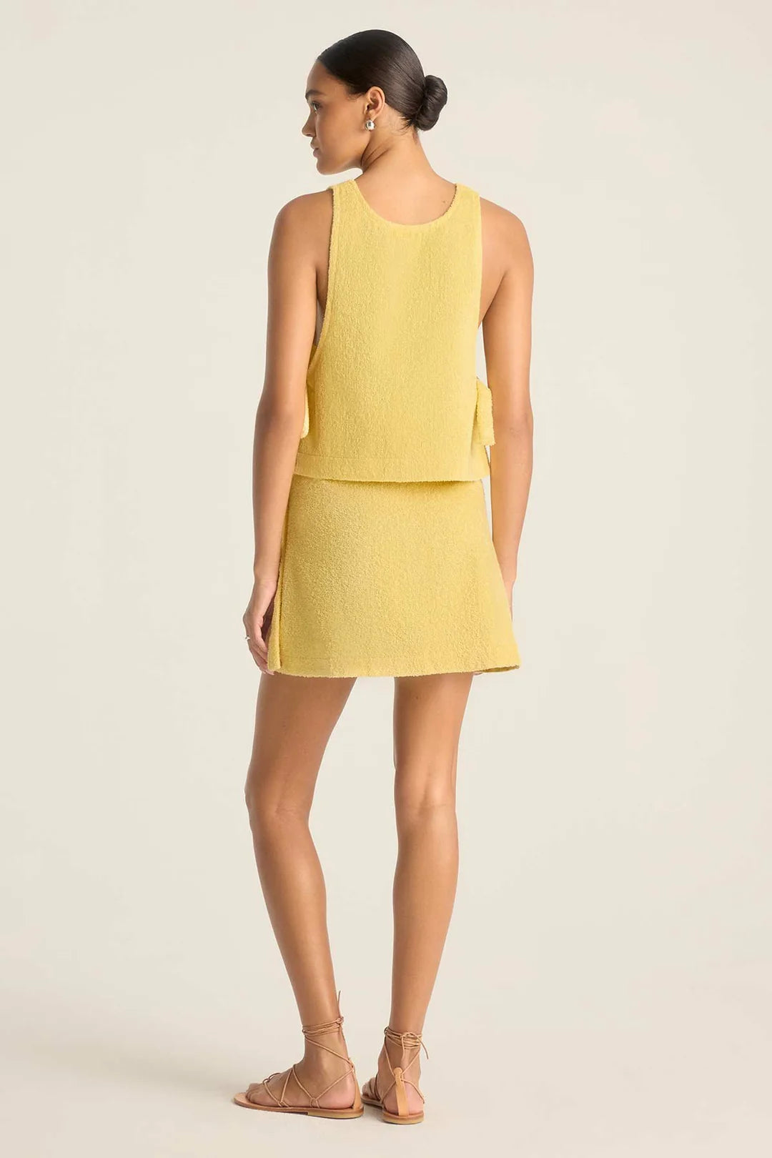 Load image into Gallery viewer, Oasis Wrap Skirt Banana Cream
