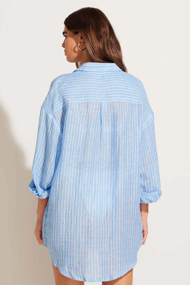 Playa Boyfriend Shirt Summer Stripe