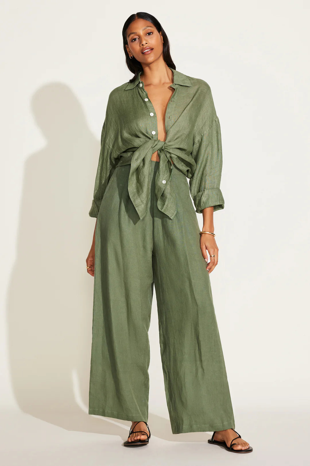 Load image into Gallery viewer, Playa Boyfriend Shirt Agave
