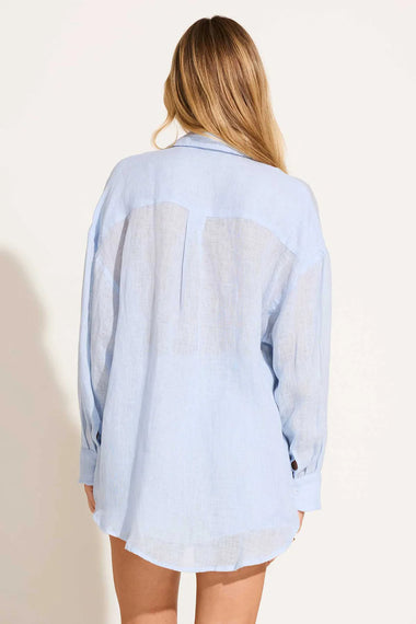 Playa Boyfriend Shirt Celeste