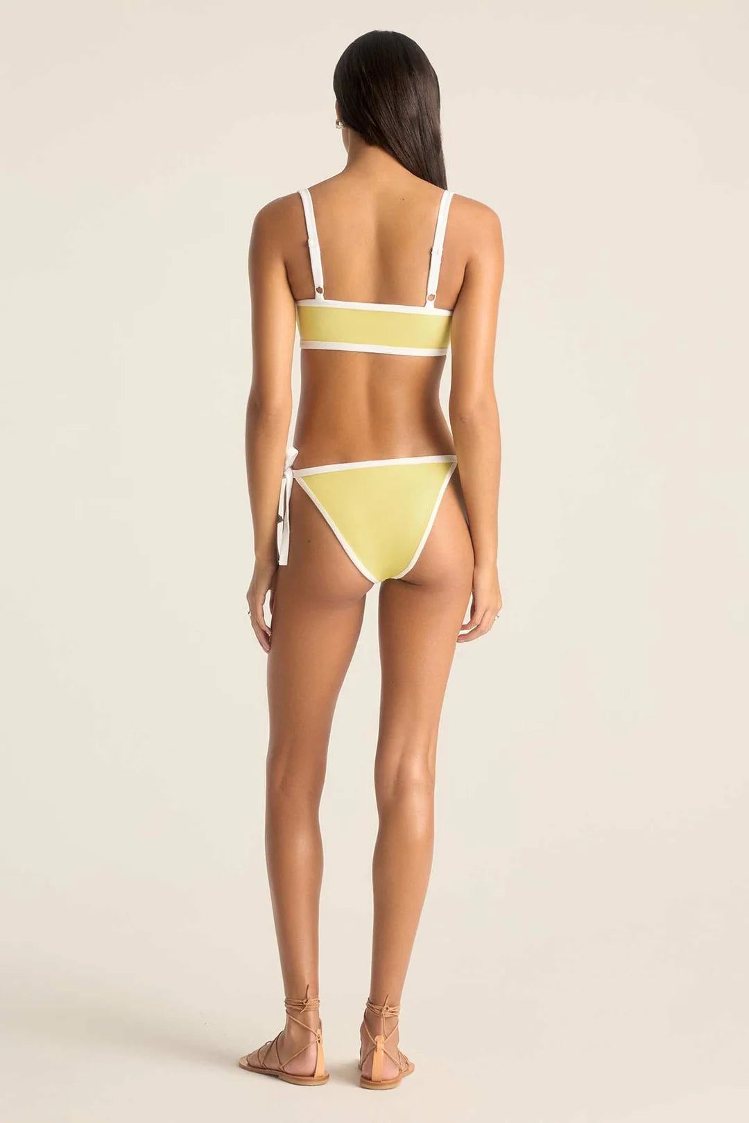 Load image into Gallery viewer, Poppy Bralette Top Banana Cream
