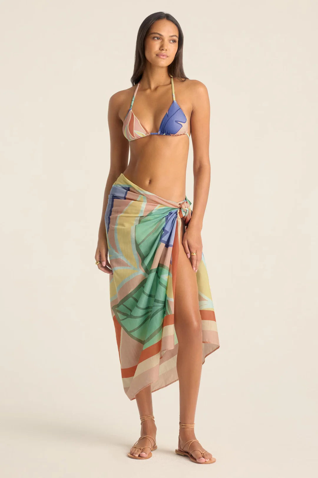 Load image into Gallery viewer, Samara Sarong Retro Jungle
