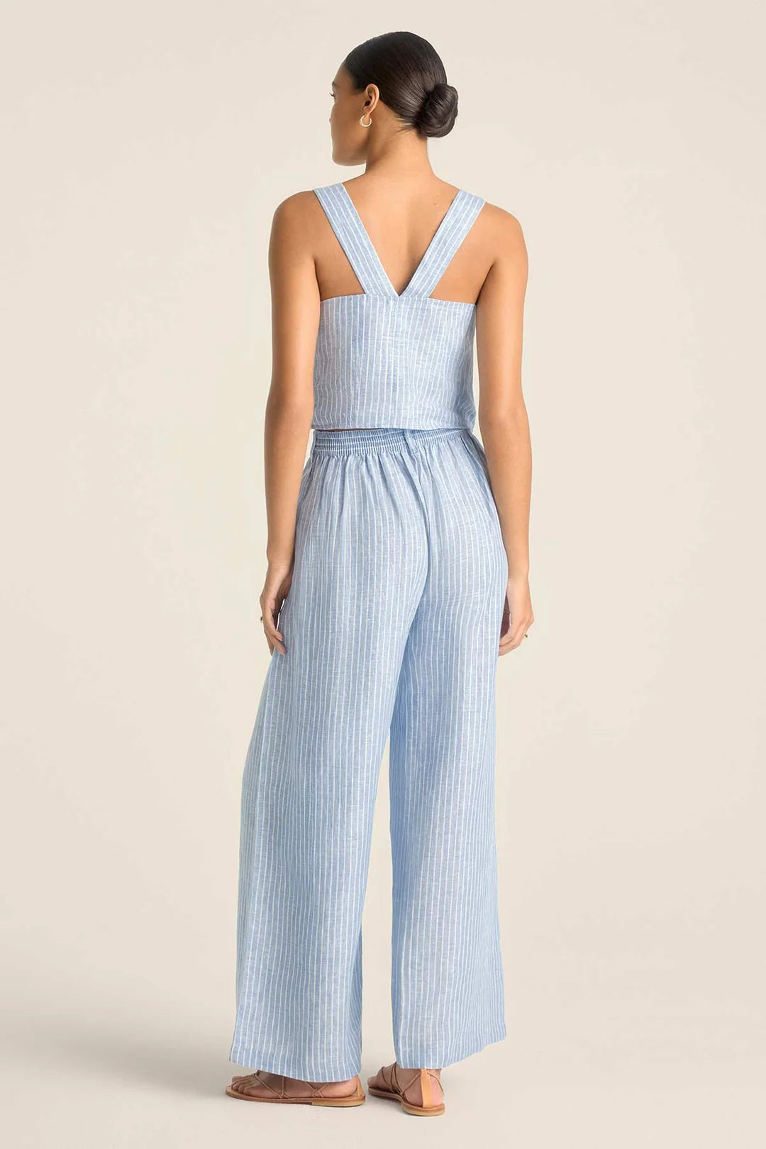 Load image into Gallery viewer, Tallows Crop Top Summer Stripe
