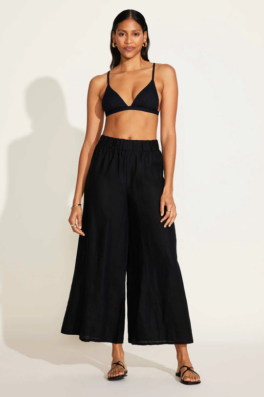 Load image into Gallery viewer, Tallows Wide Leg Pant Black
