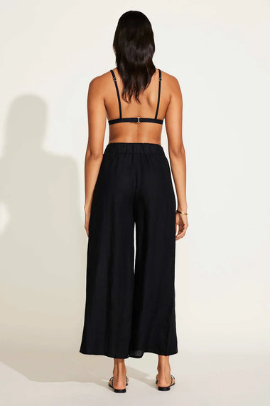 Tallows Wide Leg Pant Black