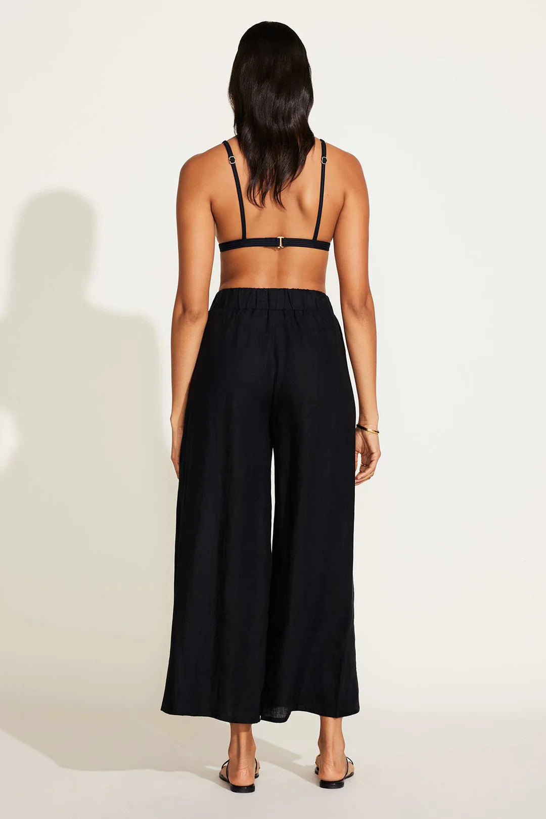 Load image into Gallery viewer, Tallows Wide Leg Pant Black

