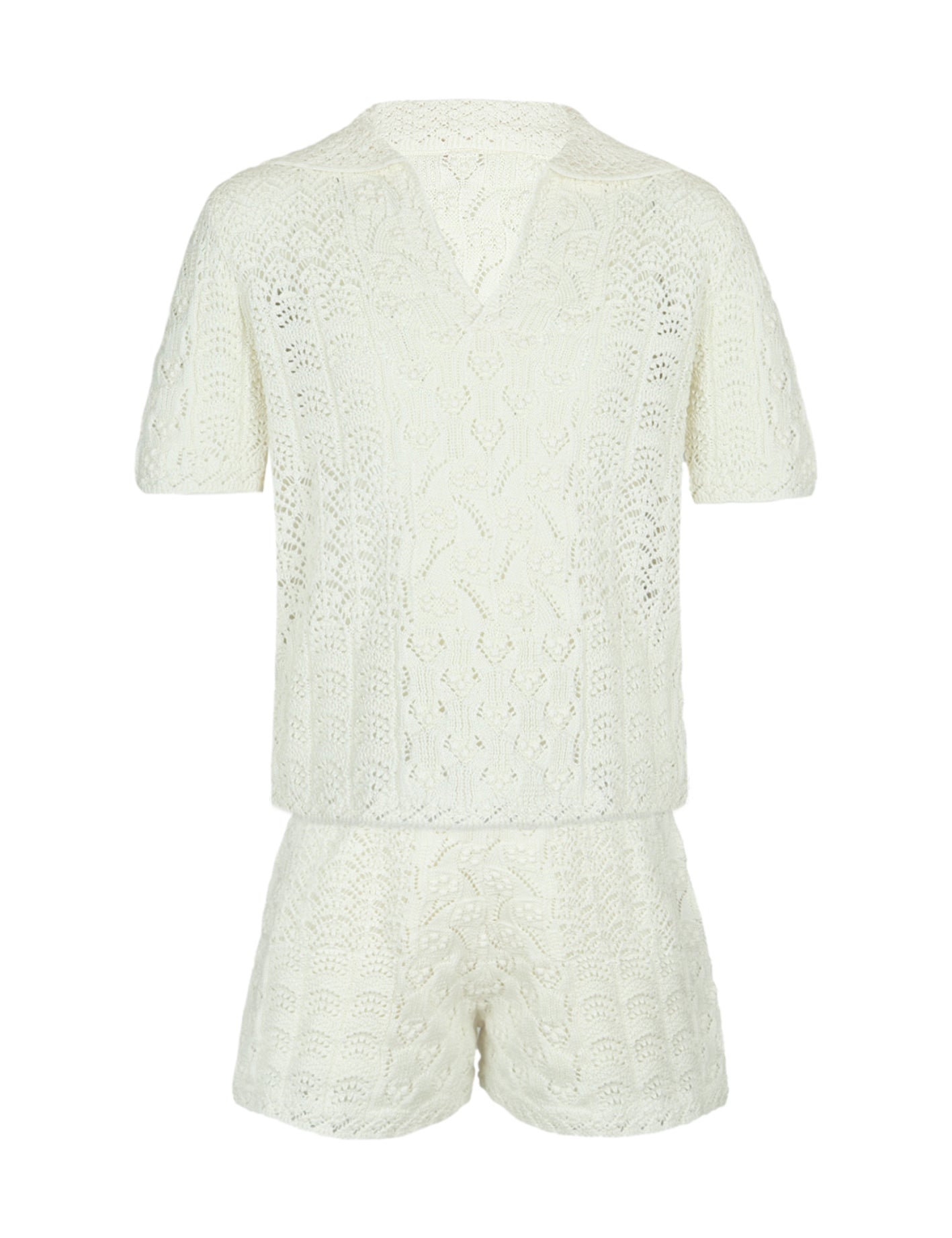 Wylie Patchwork Knit Top and Shorts - Set