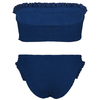 Tracey Frill Bikini Navy - ONE SIZE - Bikini