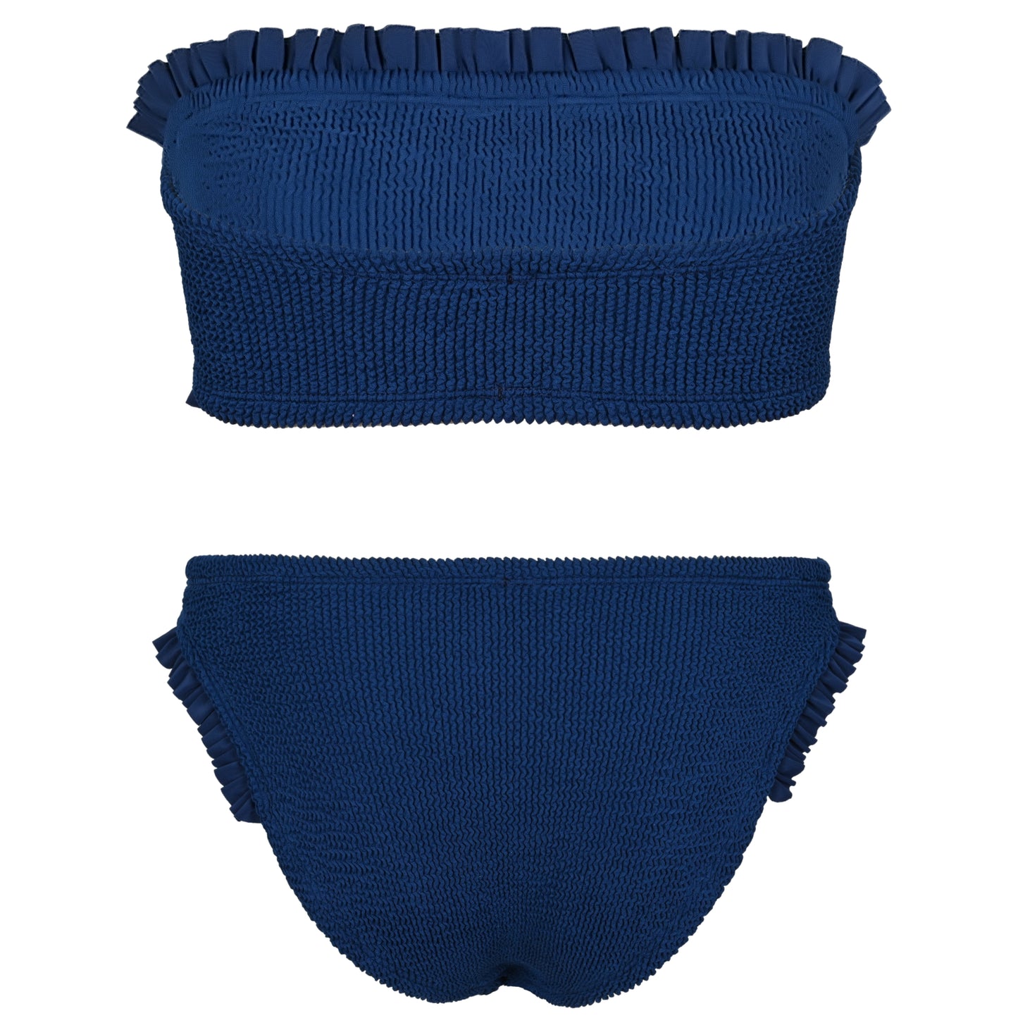 Load image into Gallery viewer, Tracey Frill Bikini Navy - ONE SIZE - Bikini
