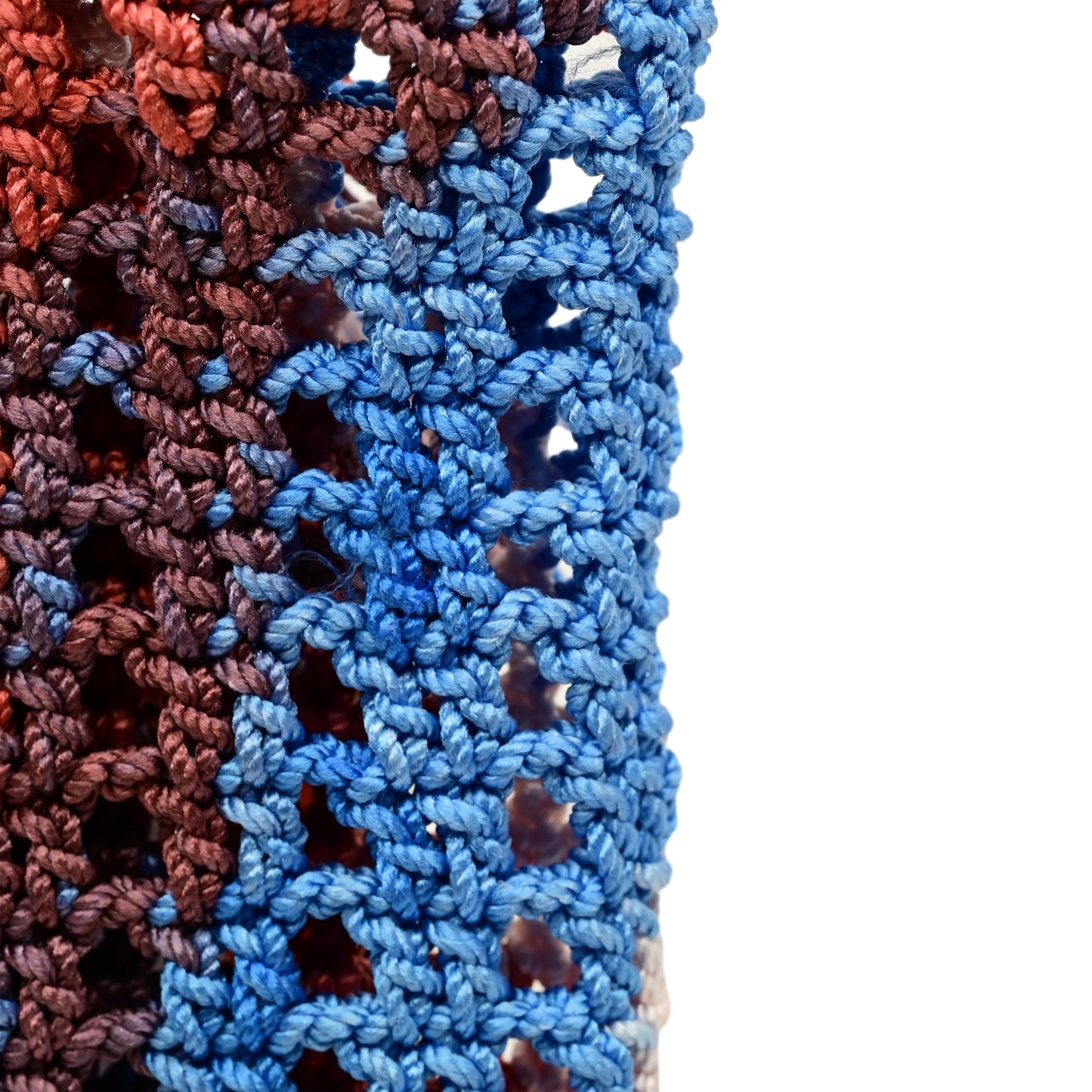 Load image into Gallery viewer, Crochet Mobile Holder Pouch Blue Multi - Mobile Phone Charms &amp;amp; Straps
