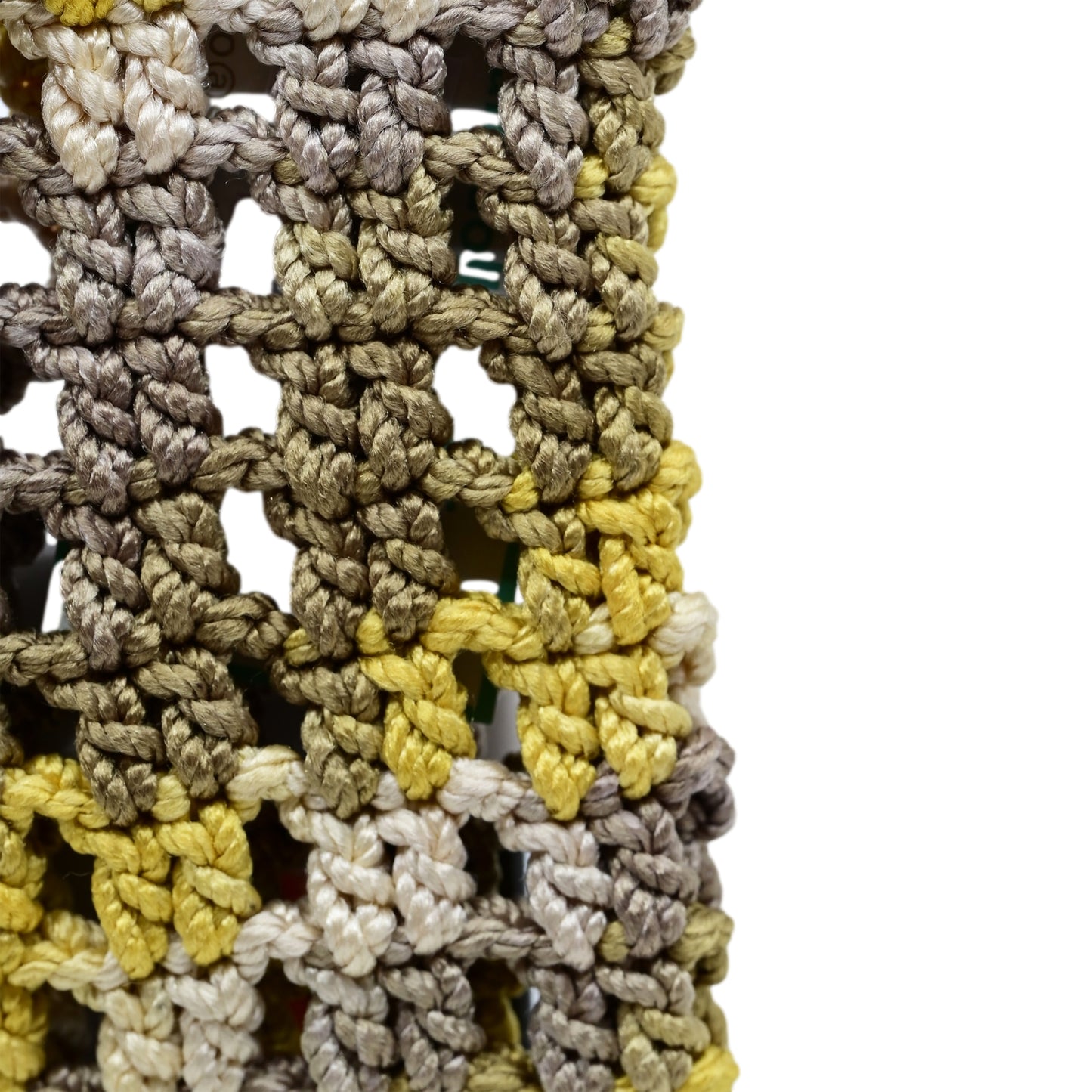 Load image into Gallery viewer, Crochet Mobile Holder Pouch Yellow Multi - Mobile Phone Charms &amp;amp; Straps
