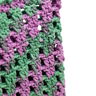 Crochet Mobile Holder Pouch Lilac Multi - Mobile Phone Charms & Straps