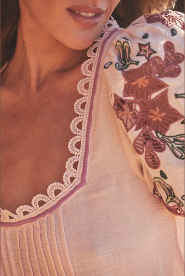 Aalto Embroidered Top - Top