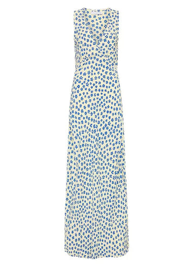 Acacia Midi Dress Gita Floral Blue - Dress