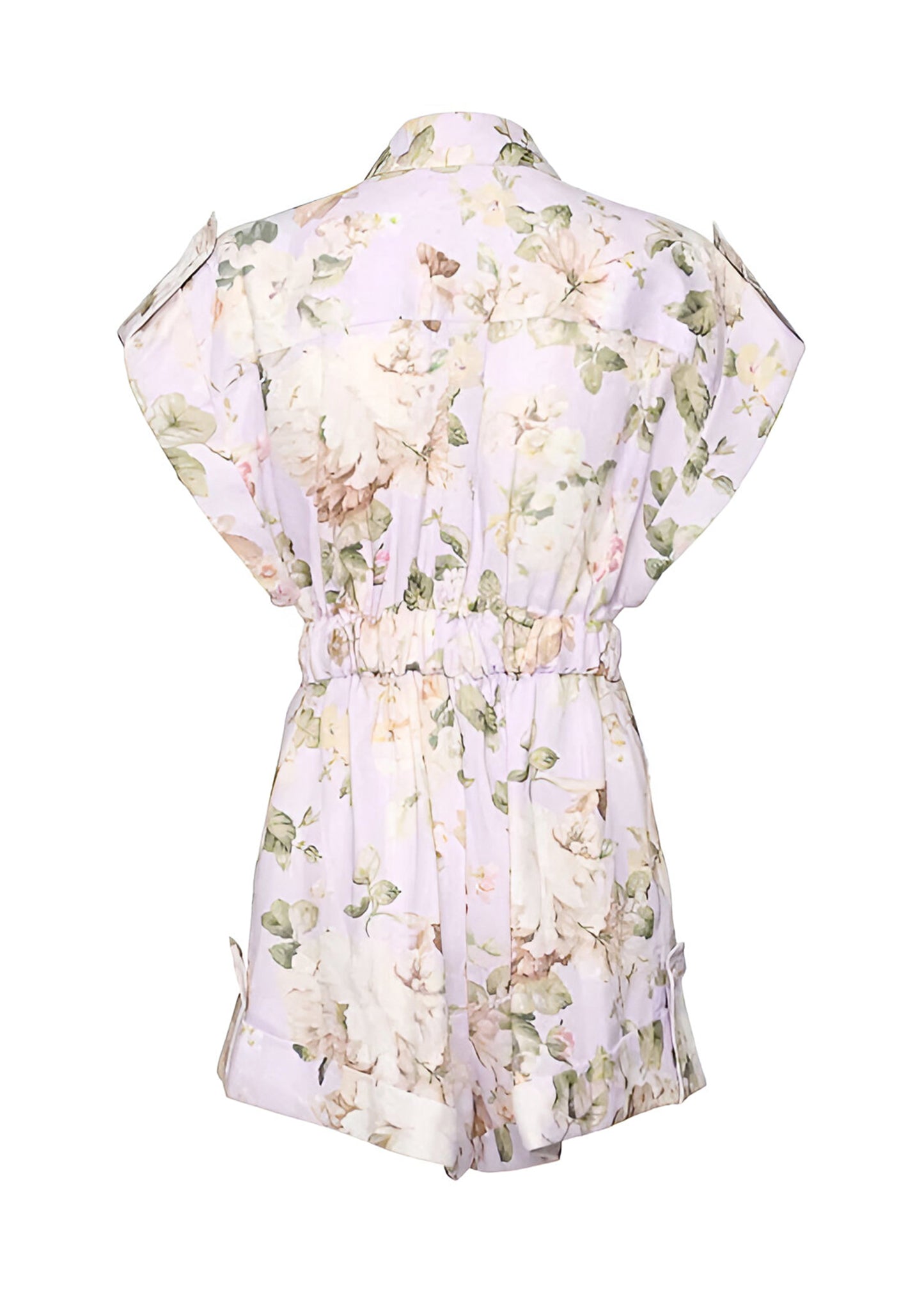 Load image into Gallery viewer, Acacia Pocket Playsuit Lilac Floral - Playsuit
