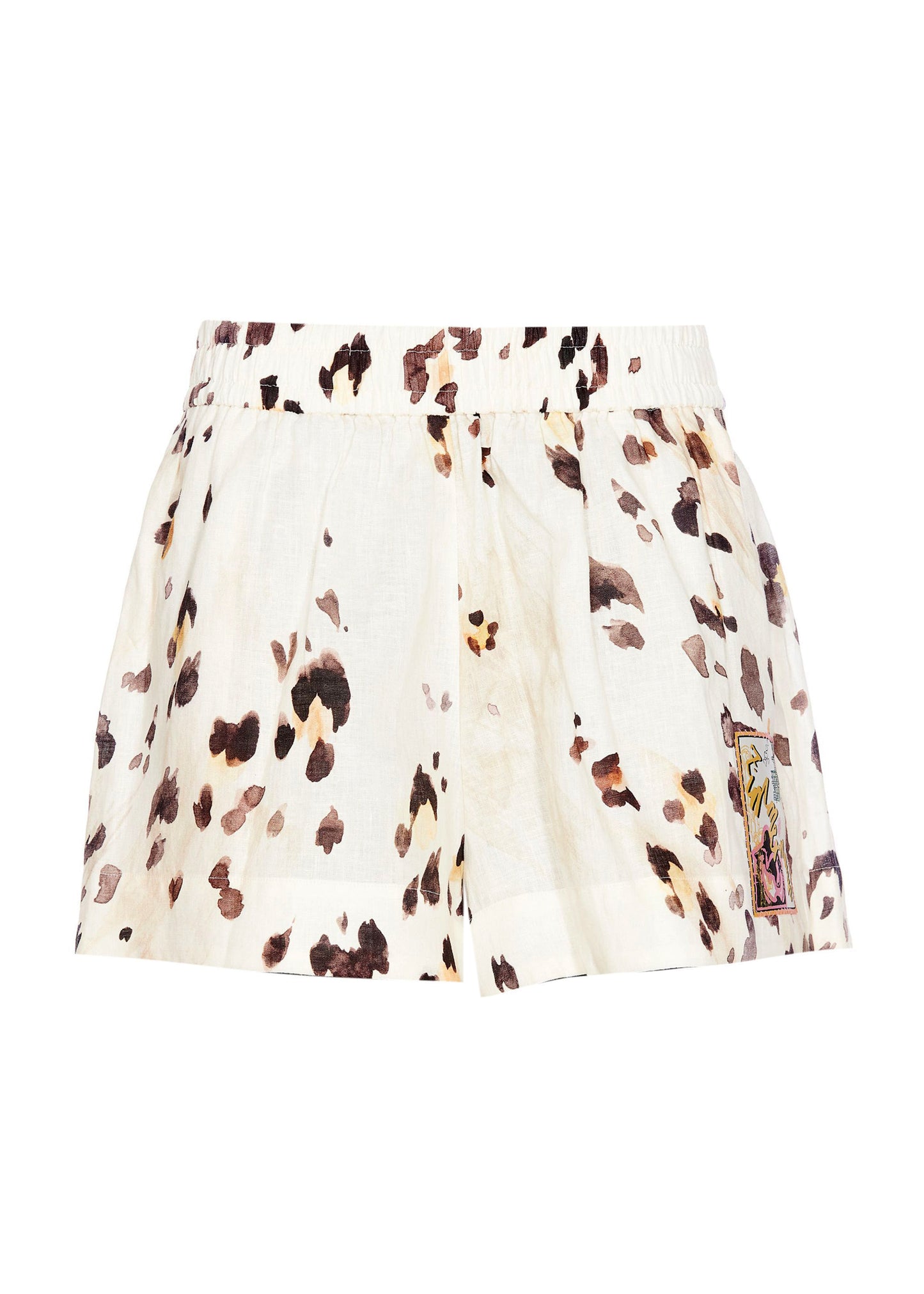 Load image into Gallery viewer, Acacia Relaxed Short Watercolour Leopard - Shorts
