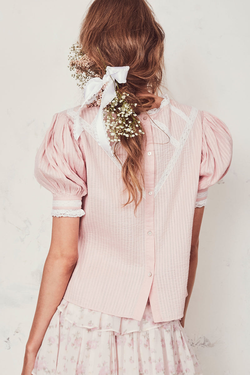 Addie top Pearly pink