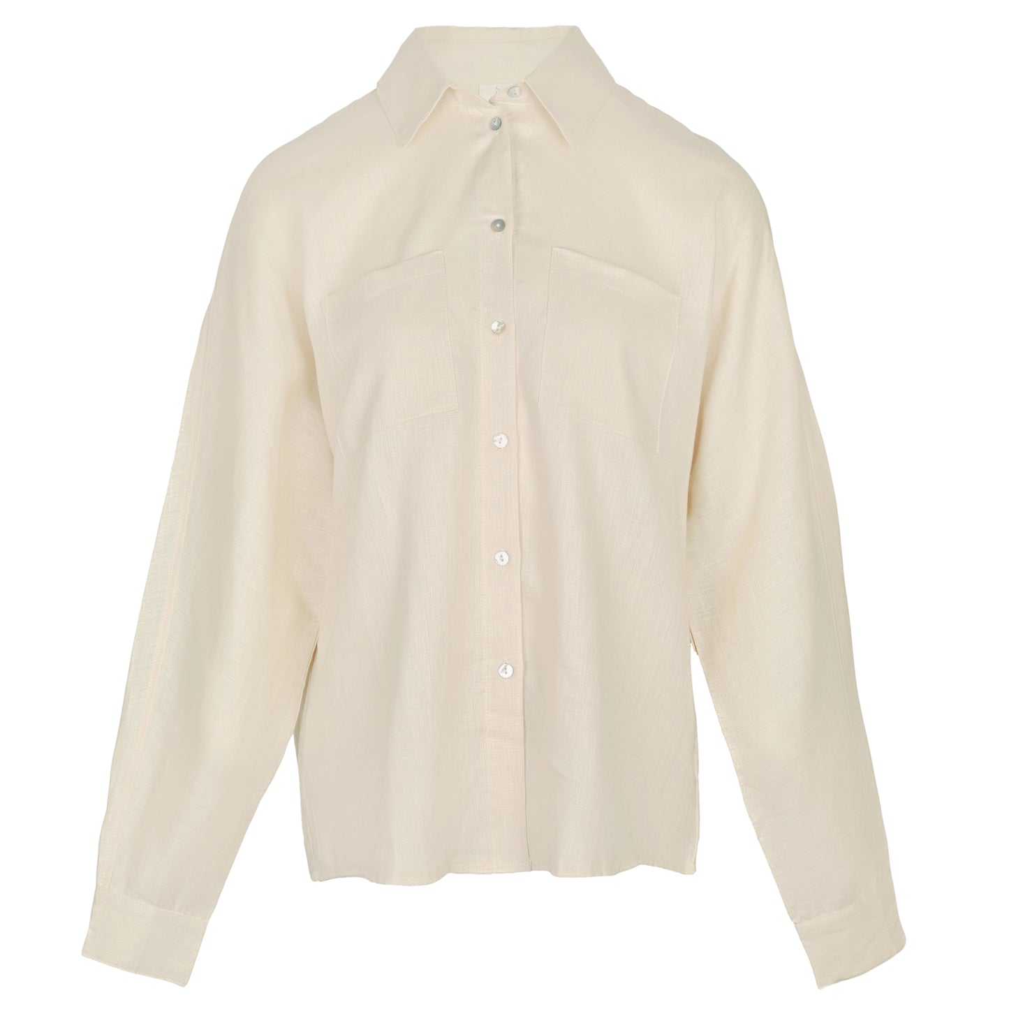 Load image into Gallery viewer, Beige Linen Shirt - Top
