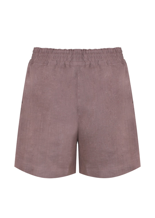 Biscuit Linen Shorts
