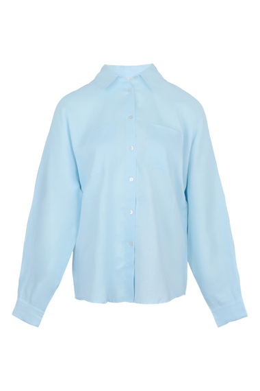 Light Blue Linen Shirt