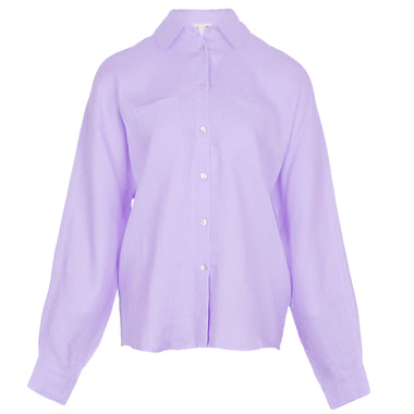 Lilac Linen Shirt - Top