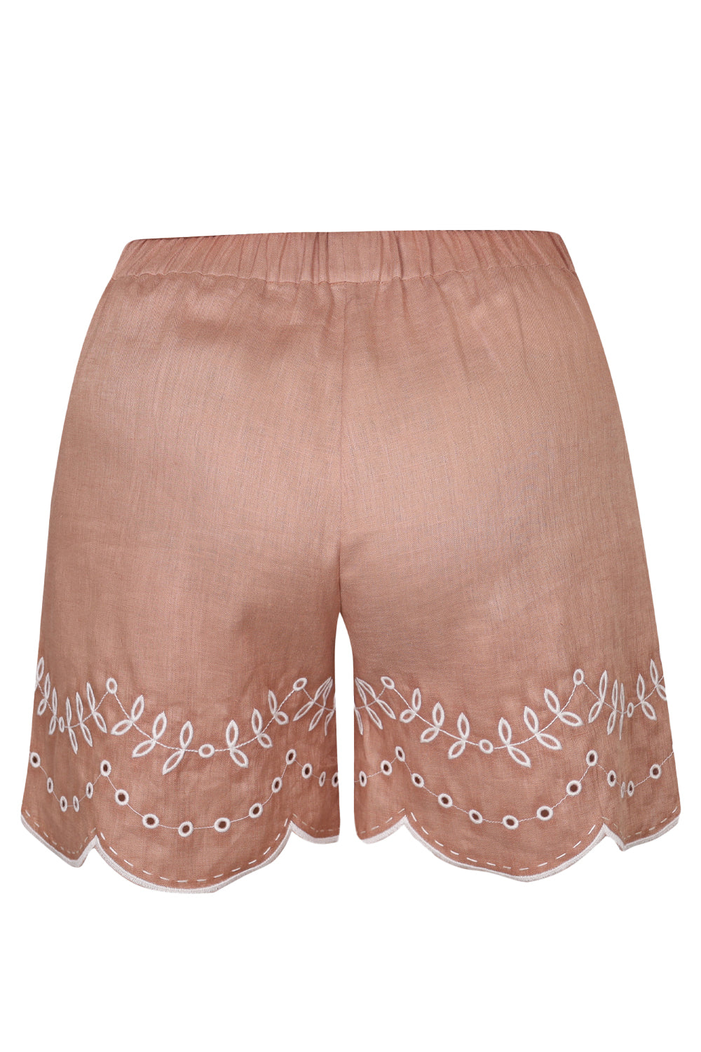 Load image into Gallery viewer, Mocha Linen Set with Leaves Embroidery
