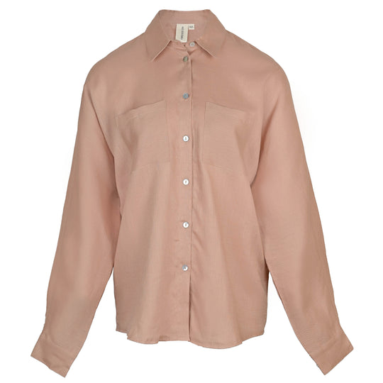 Mocha Linen Shirt