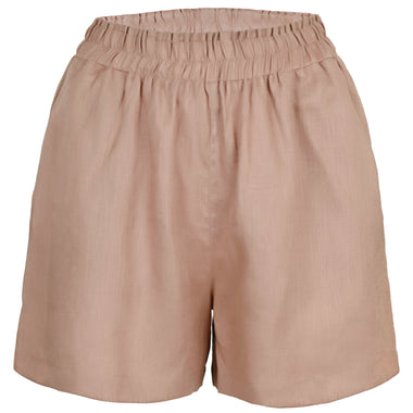 Mocha Linen Short - Shorts