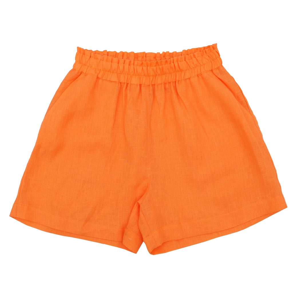 Orange high 2025 waisted shorts