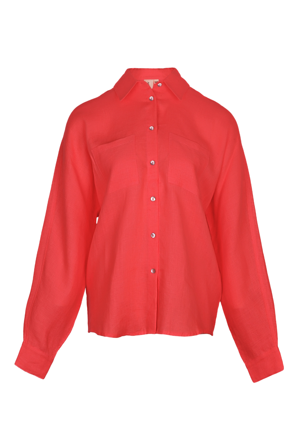 Red Linen Shirt