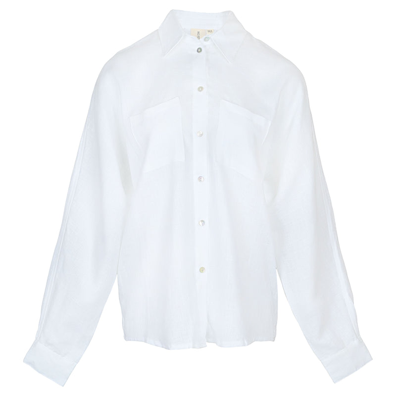 White Linen Shirt