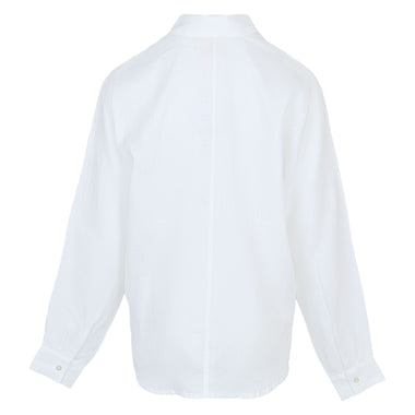 White Linen Shirt - Top