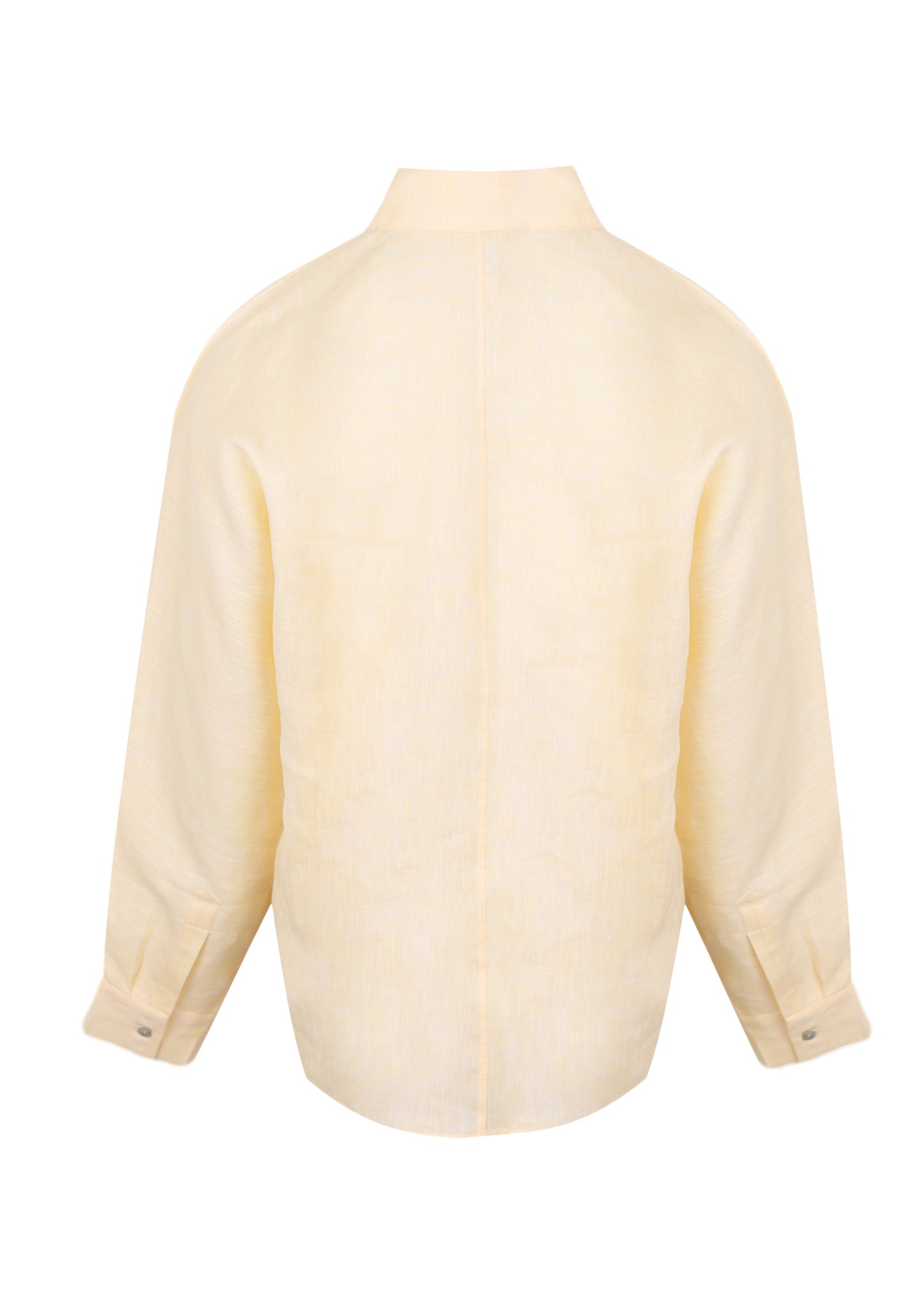 Load image into Gallery viewer, Yellow Melange Linen Shirt
