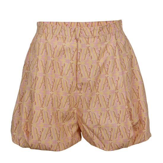 Puff Design Shorts with Print