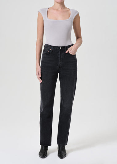 90’s Pinch Waist In High Rise Straight Hitch - Bottoms