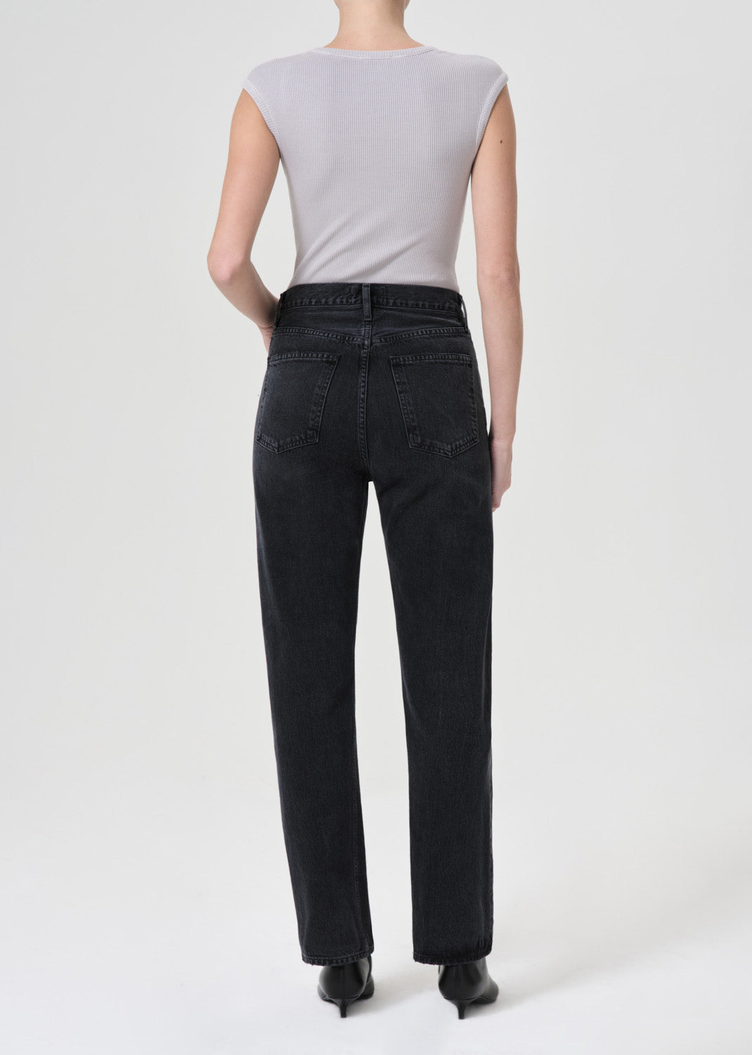 Load image into Gallery viewer, 90’s Pinch Waist In High Rise Straight Hitch - Bottoms
